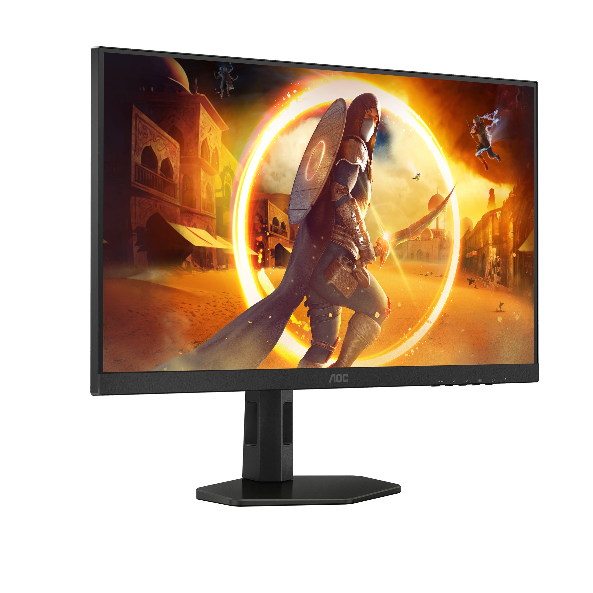 AOC Q27G4XF – Monitor, 27" WQHD (2560 × 1440), IPS, 180 Hz, 300 cd/m², Adaptive Sync, VESA 100 × 100, Schwarz