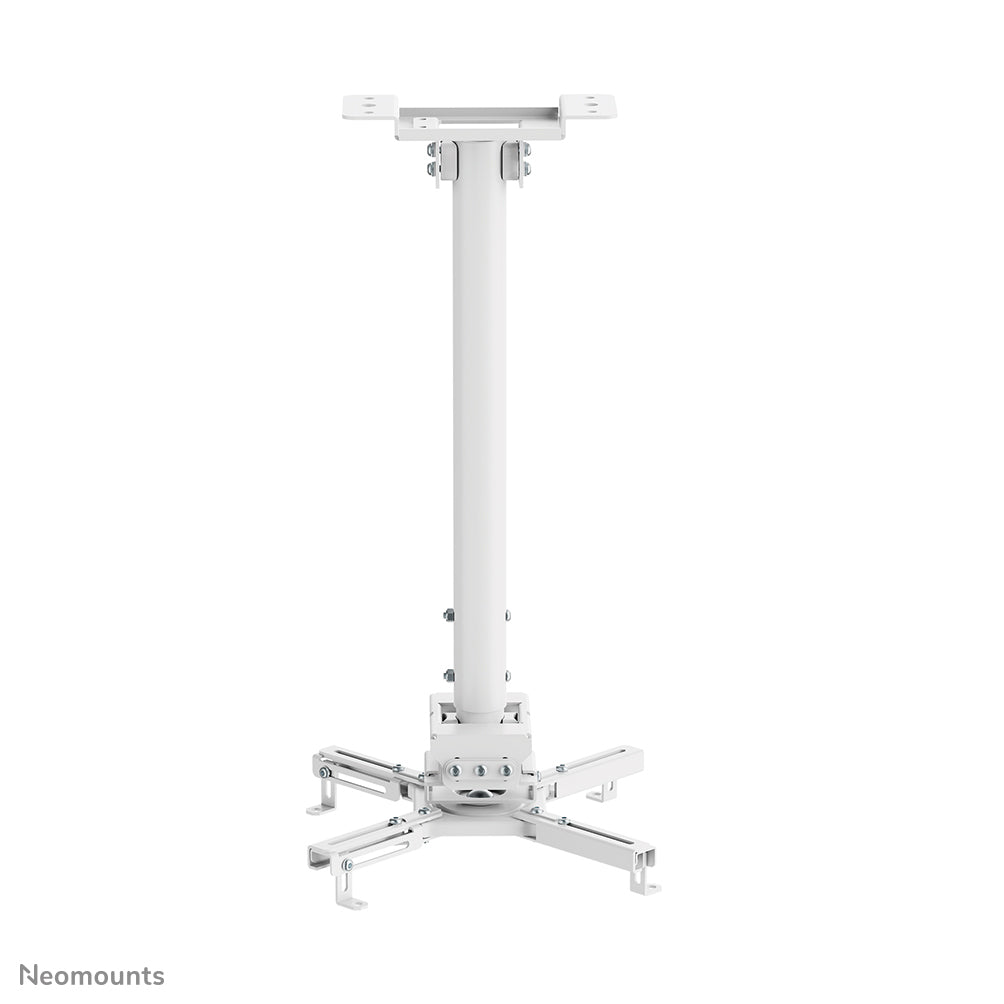 Neomounts CL25-540WH1 – Beamer-Deckenhalterung, H 60,5–90,5 cm, 35 kg, schwenk-/neigbar, weiss