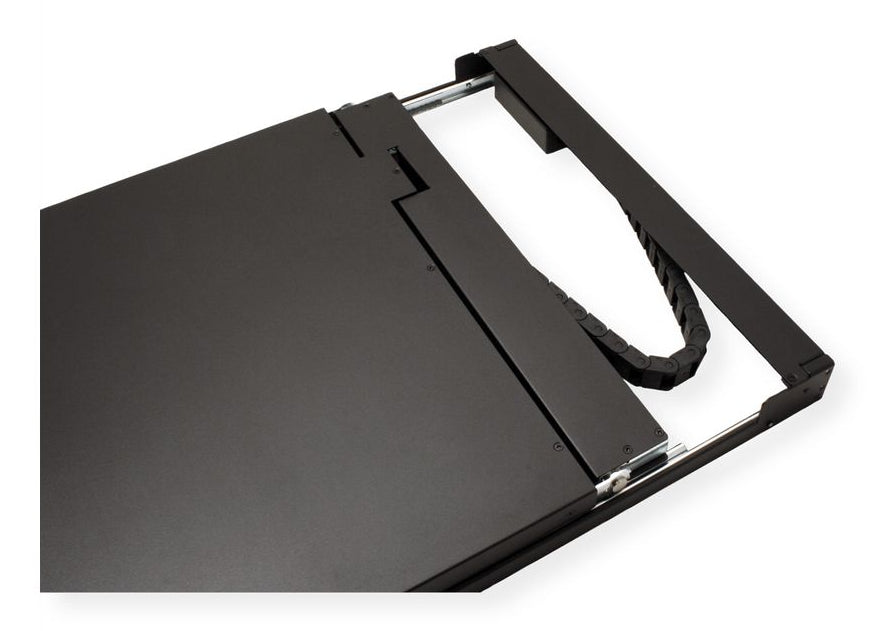 VALUE 19" Rack-LCD-Konsole – 1366 × 768, USB 2.0, CH-Layout – 1U