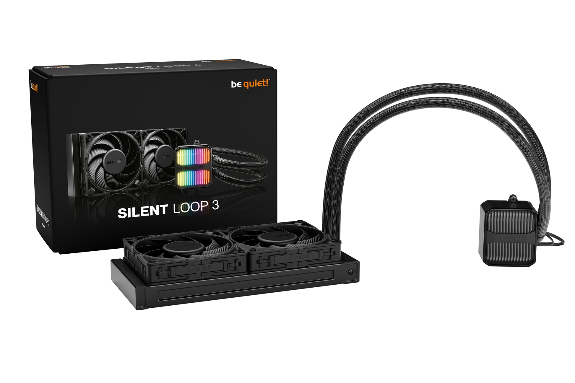 be quiet! be quiet Silent Loop 3 240 mm – AIO Flüssigkeitskühler – 2×120 mm Lüfter, für LGA1851/1150/1151 und andere