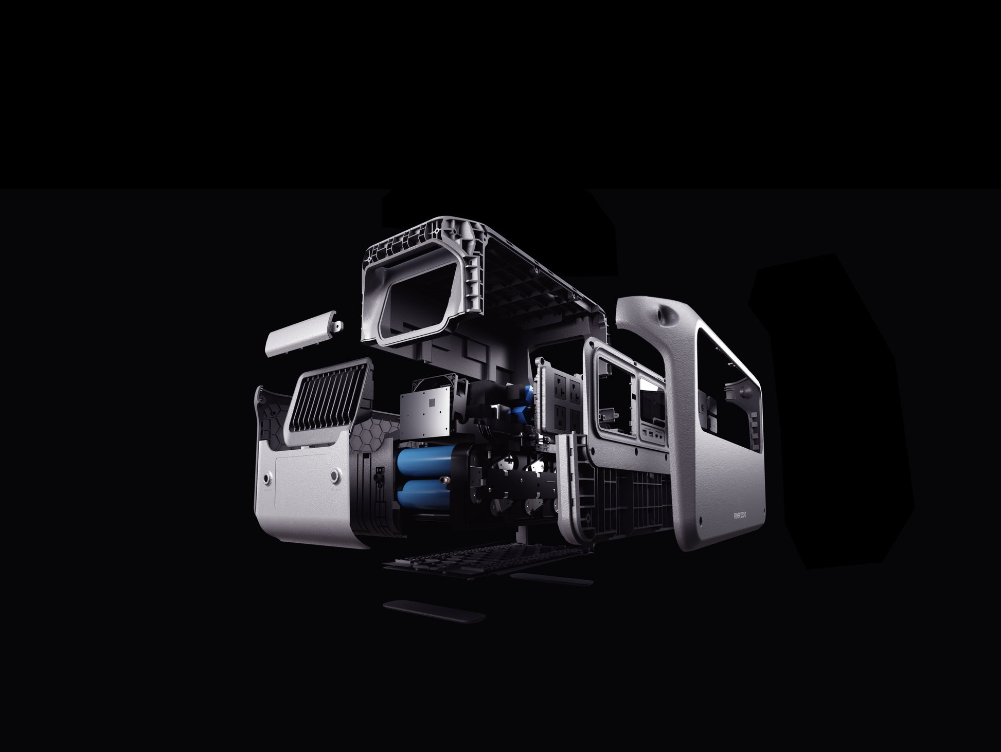 DJI Power 1000 V2 – Powerstation, 1024 Wh, 2600 W AC, LiFePO4, 6× AC, LCD, Wireless Charger