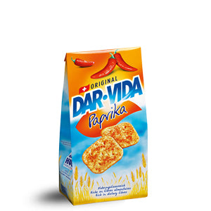 DAR-VIDA Cracker – Paprika – 125 g