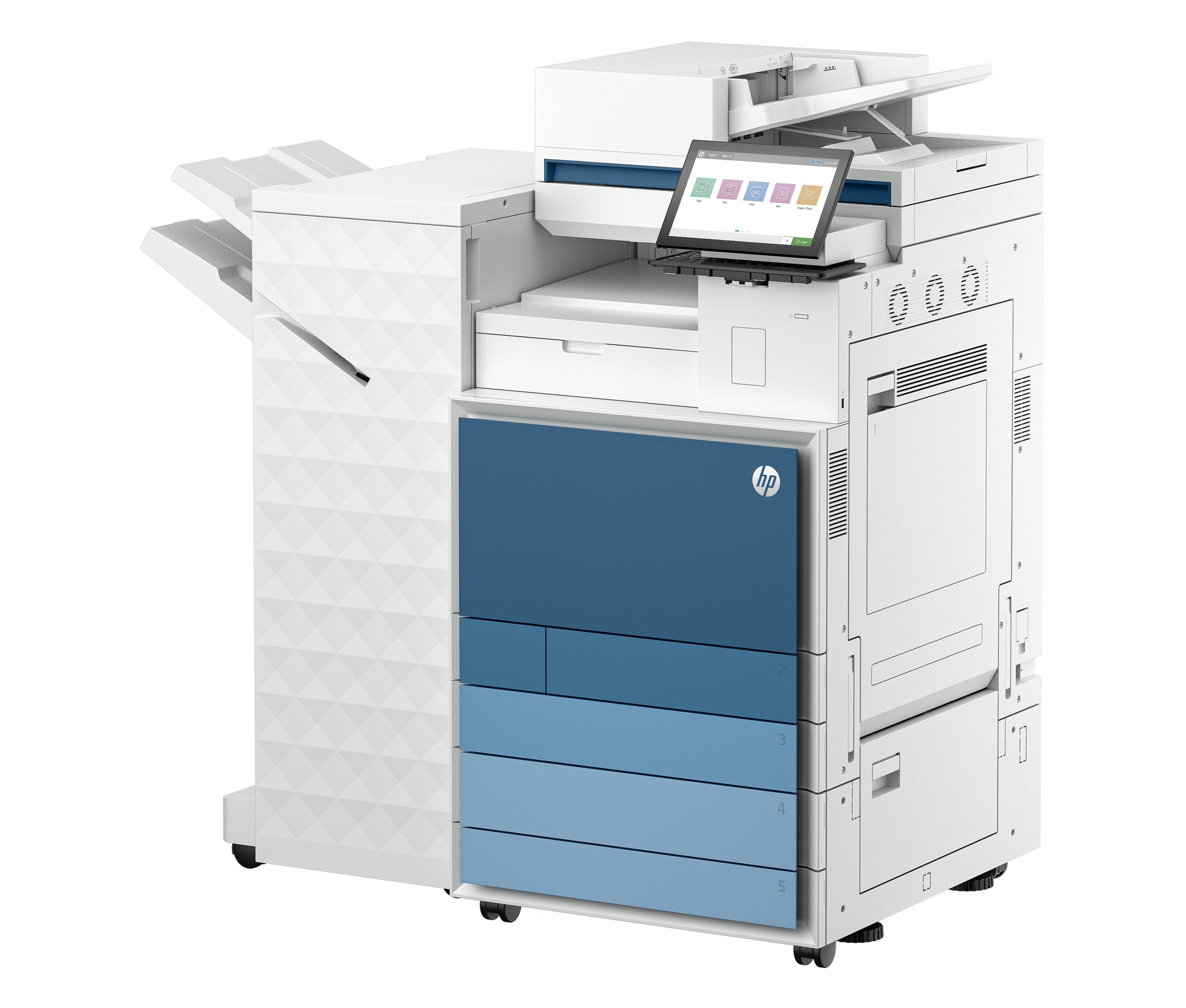 HP ColorLaserJet ENT FLW MFP8801z+ – Farbiger Laser-MFP A4, 4-in-1 – USB/LAN/WLAN – ADF – 60 S./Min. S/W