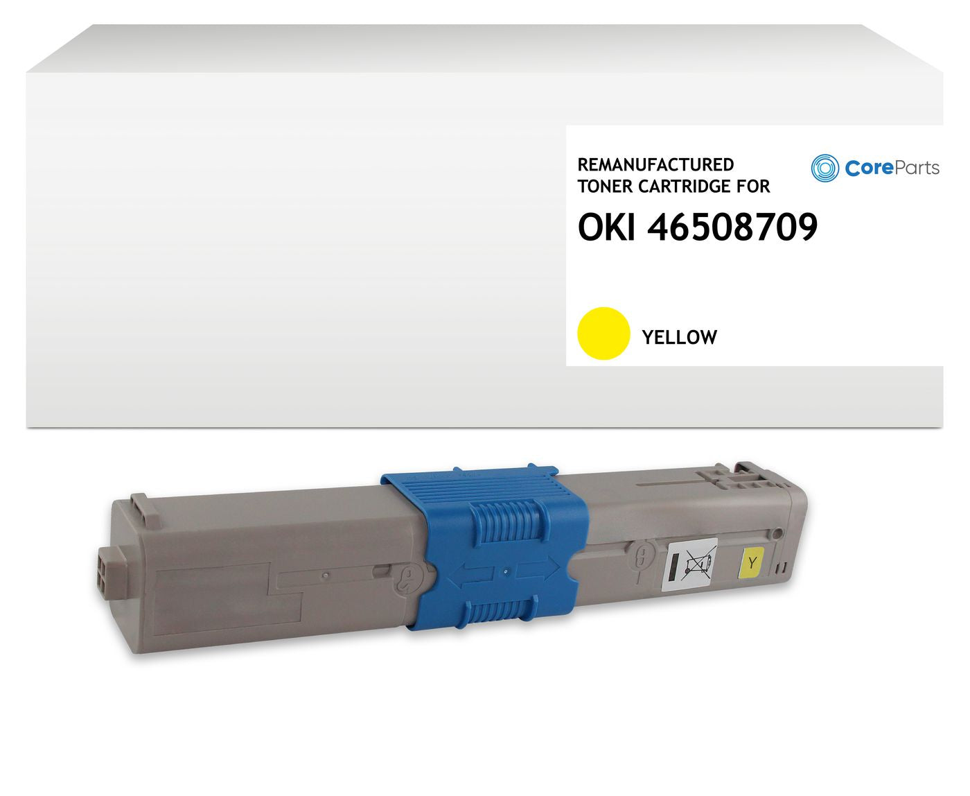 CoreParts Toner – Gelb, 3000 Seiten – für OKI