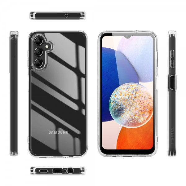 nevox StyleShell Backcover – für Samsung Galaxy A14 (4G/5G), TPU, Transparent