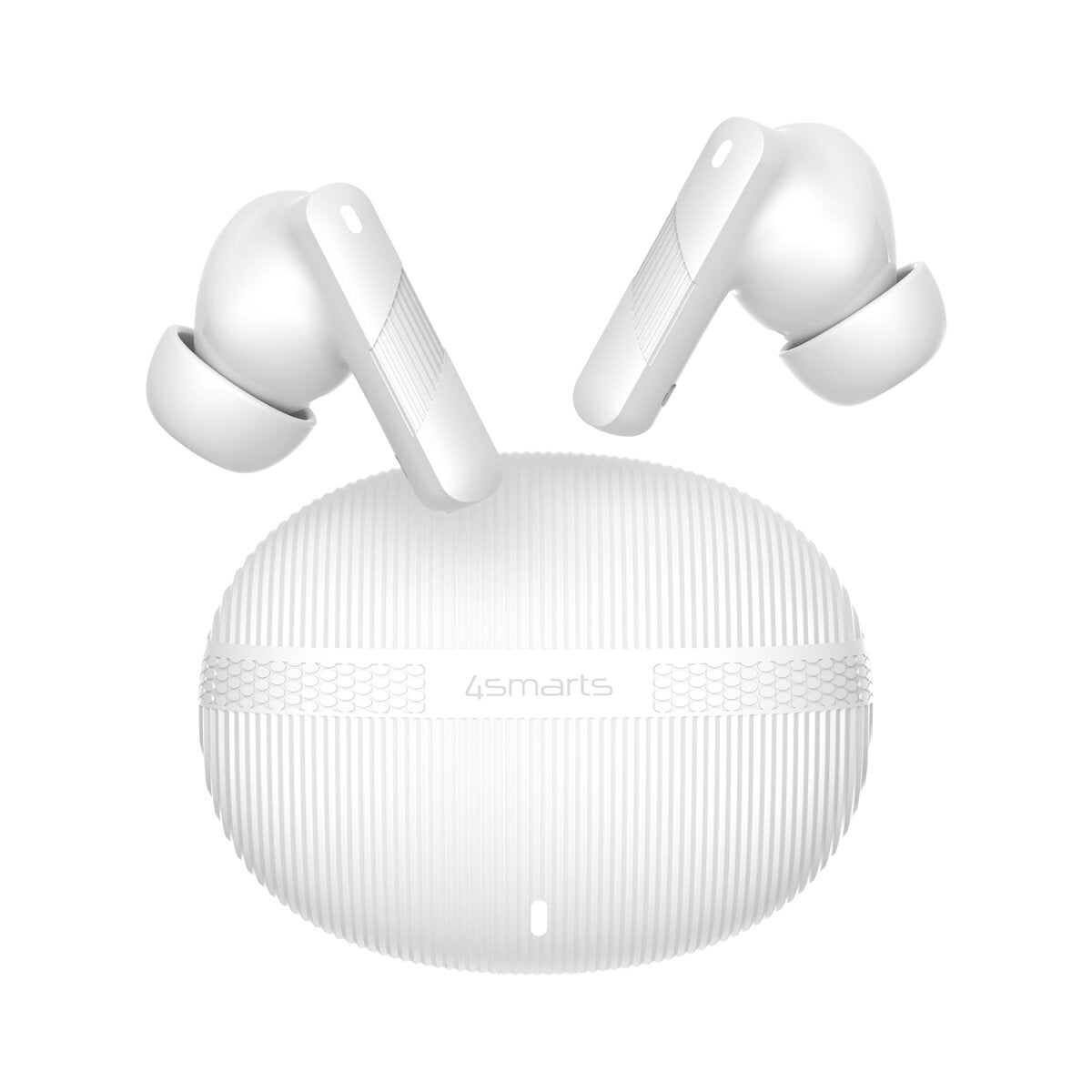 4smarts SkyBuds Screen ANC – True Wireless In-Ear Kopfhörer – Bluetooth – Weiss – bis 20 h