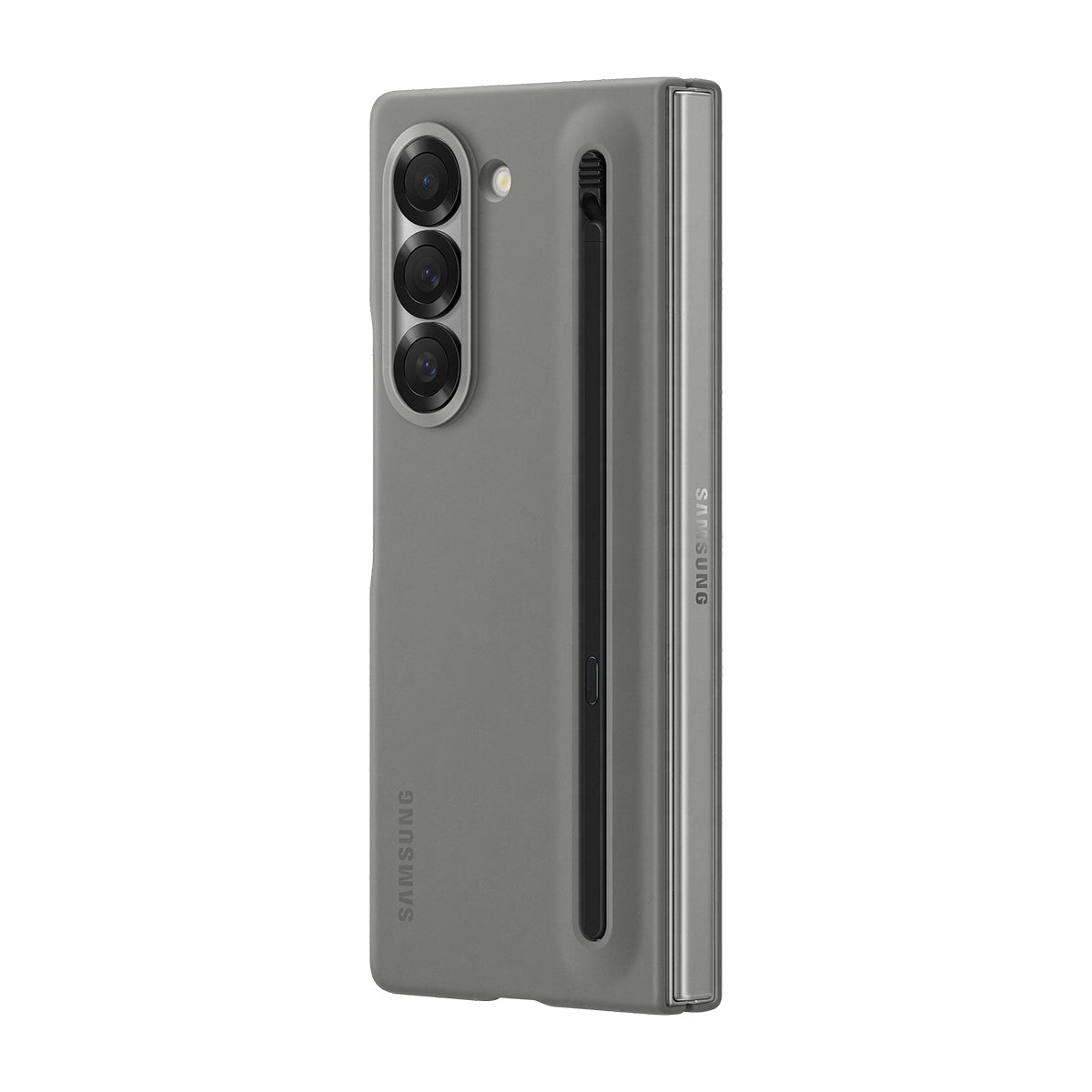 Samsung Backcover – für Samsung Galaxy Z Fold6 – grau – mit S Pen-Halter