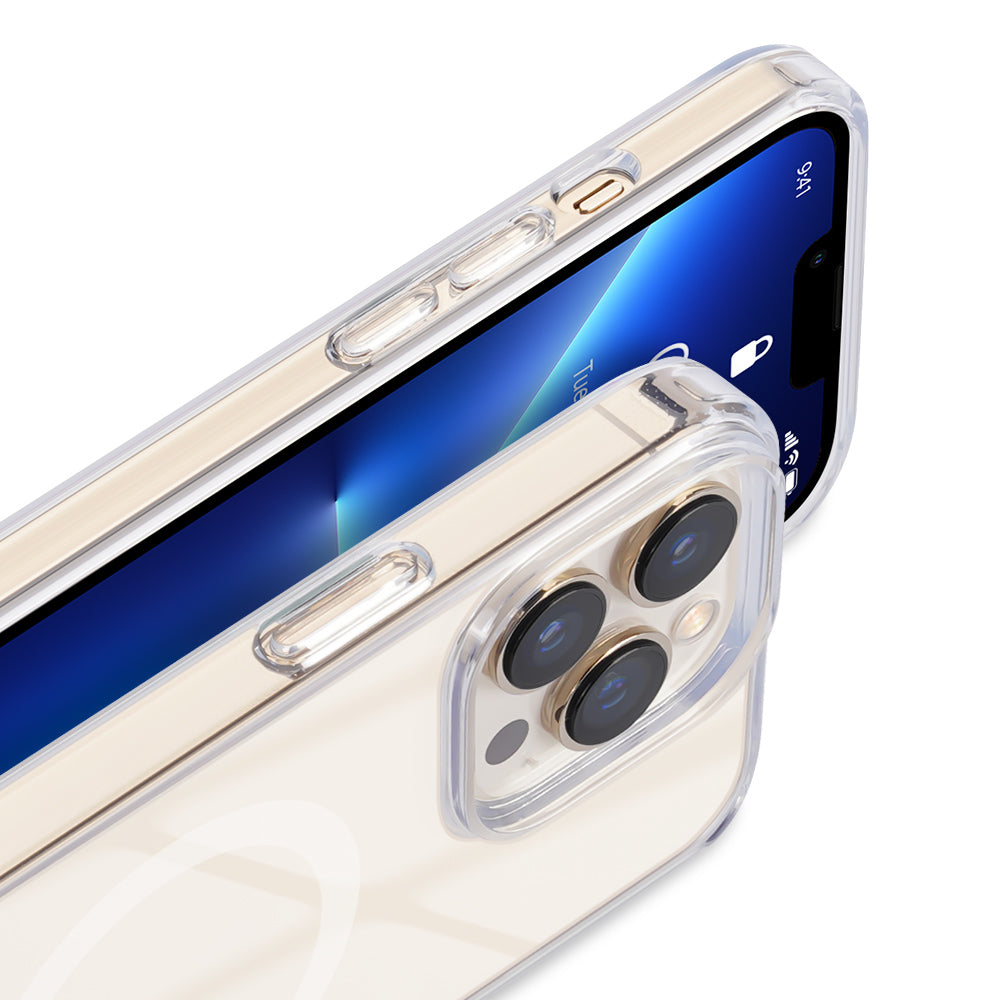 nevox Backcover – für Apple iPhone 16 Pro Max, MagSafe, PC+TPU, Transparent