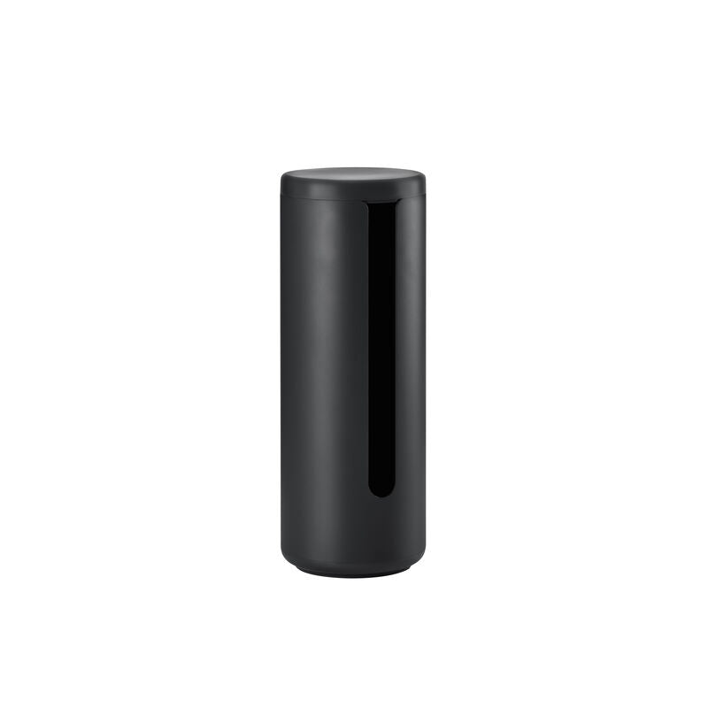 Zone Denmark Toilettenpapierständer – Metall, ABS, schwarz, für 3 Rollen, 15 × 15 × 40,5 cm