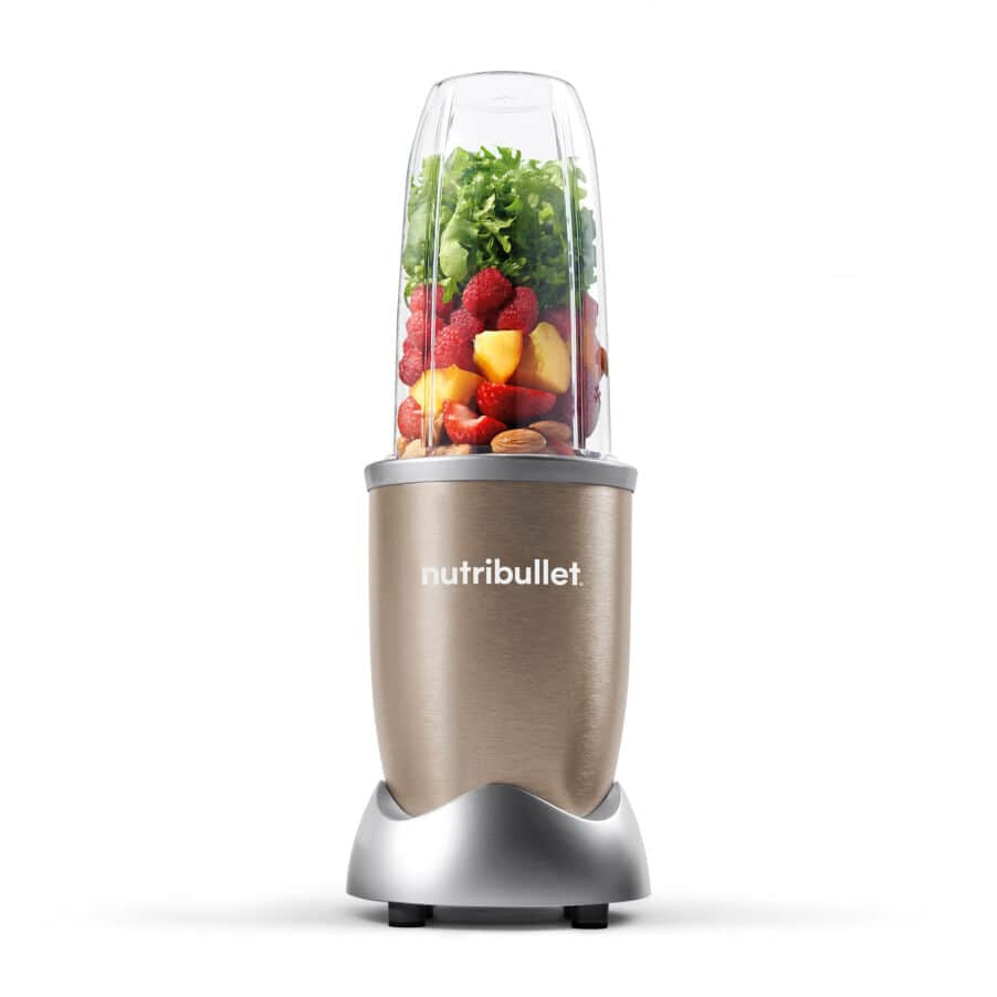 NutriBullet Smoothie-Mixer NB904CP – 0,7 l, 900 W, To-Go – champagner