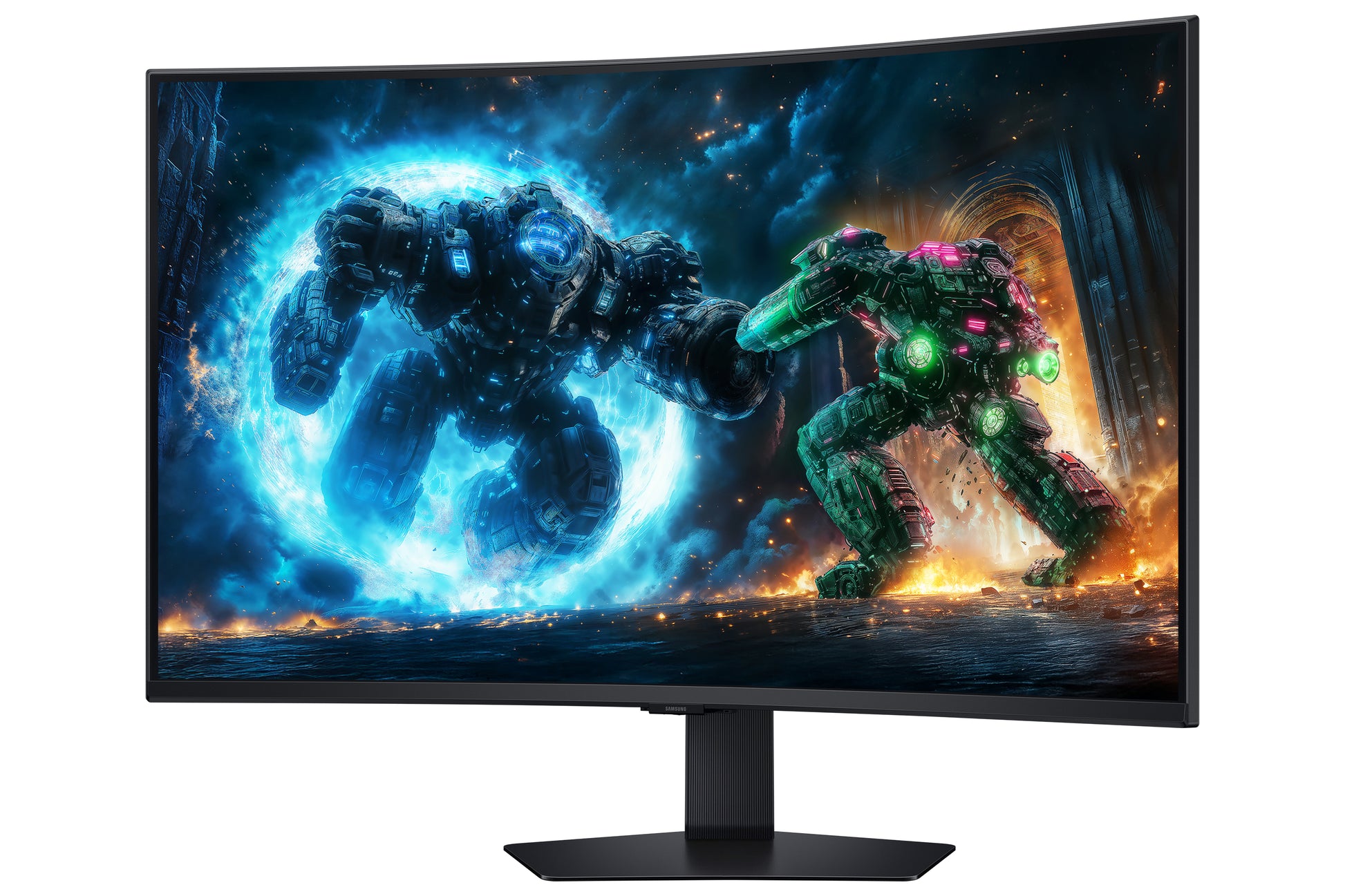 Samsung G75F – Monitor, 37", 3840 × 2160 (UHD 4K), LCD, Schwarz