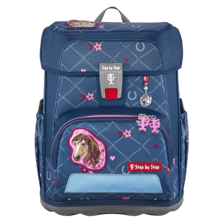 Step by Step Schulrucksack-Set Cloud – 5-teilig – Horse Lima – Recycelte Materialien