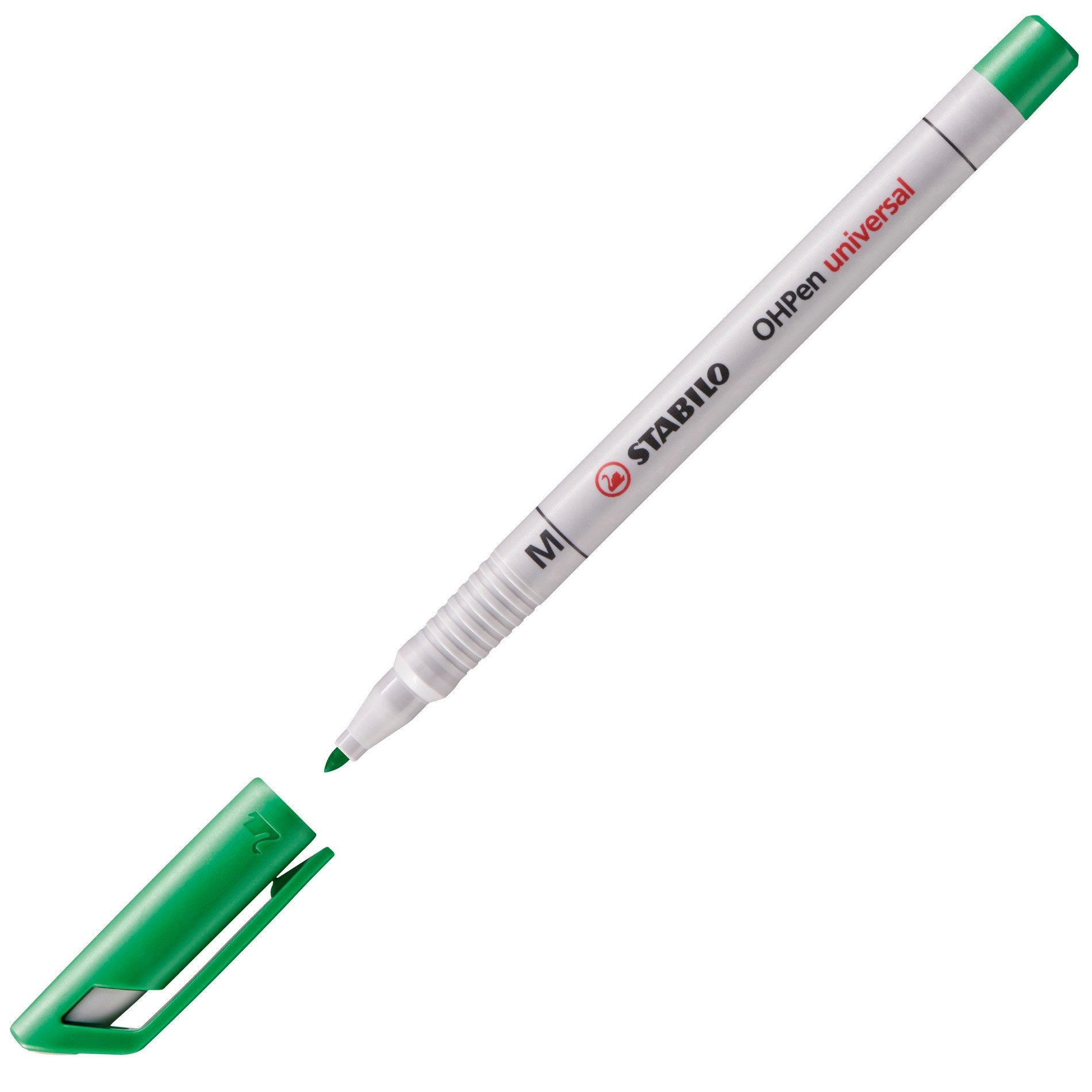 STABILO Non-Permanent-Marker OHPen – mittel 1 mm – grün – trocken abwischbar