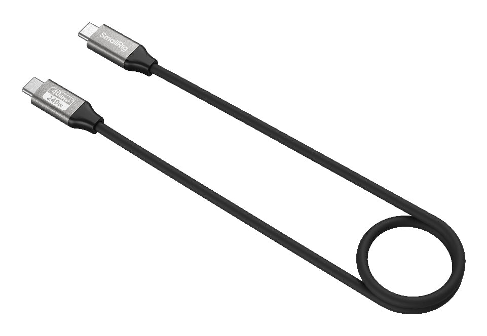 SmallRig USB-Kabel, USB-C zu USB-C, 0,6 m, Lade-/Datenkabel