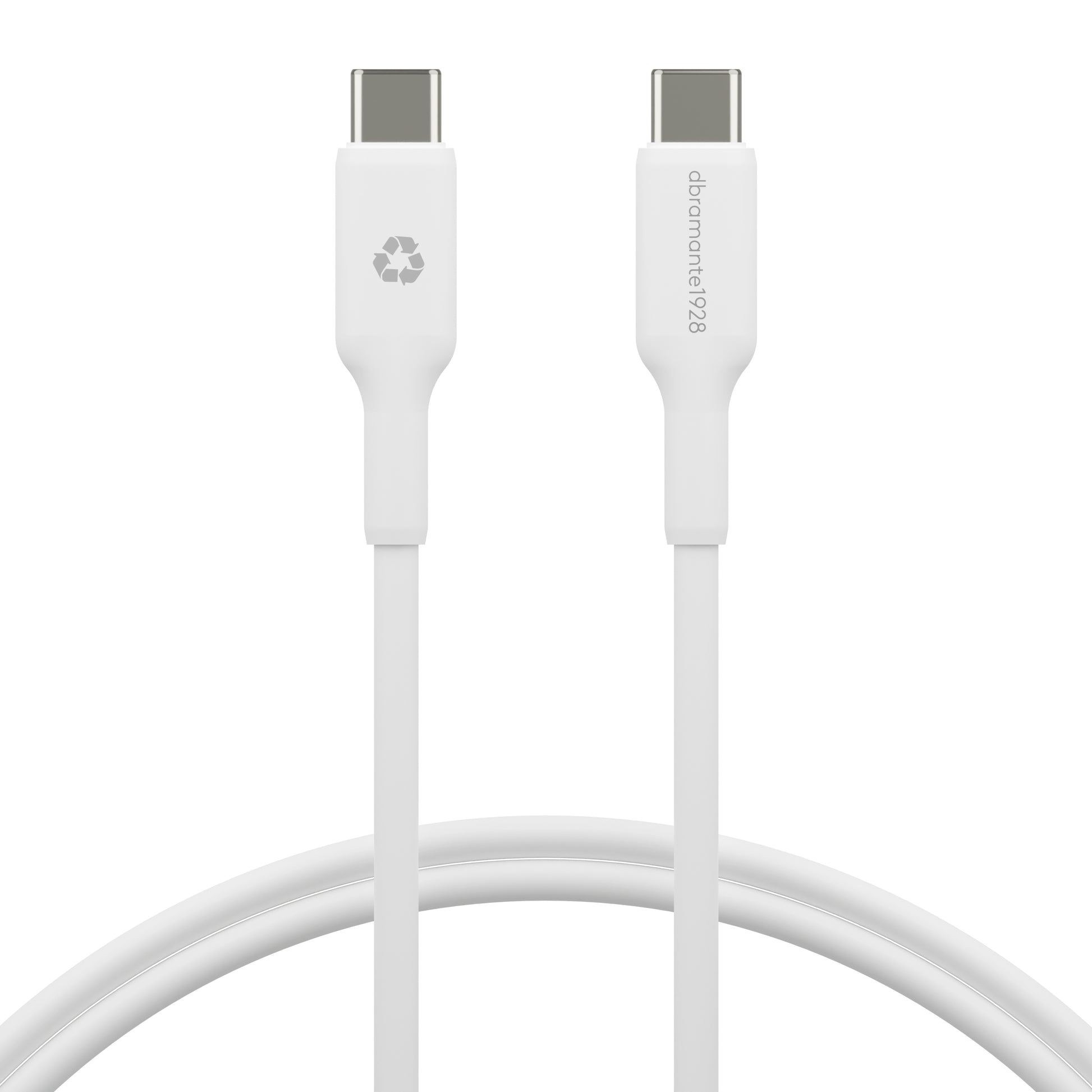 dbramante1928 USB-C auf USB-C Kabel – USB 2.0 (480 Mbit/s) – 1 m – PD 60 W – Weiss