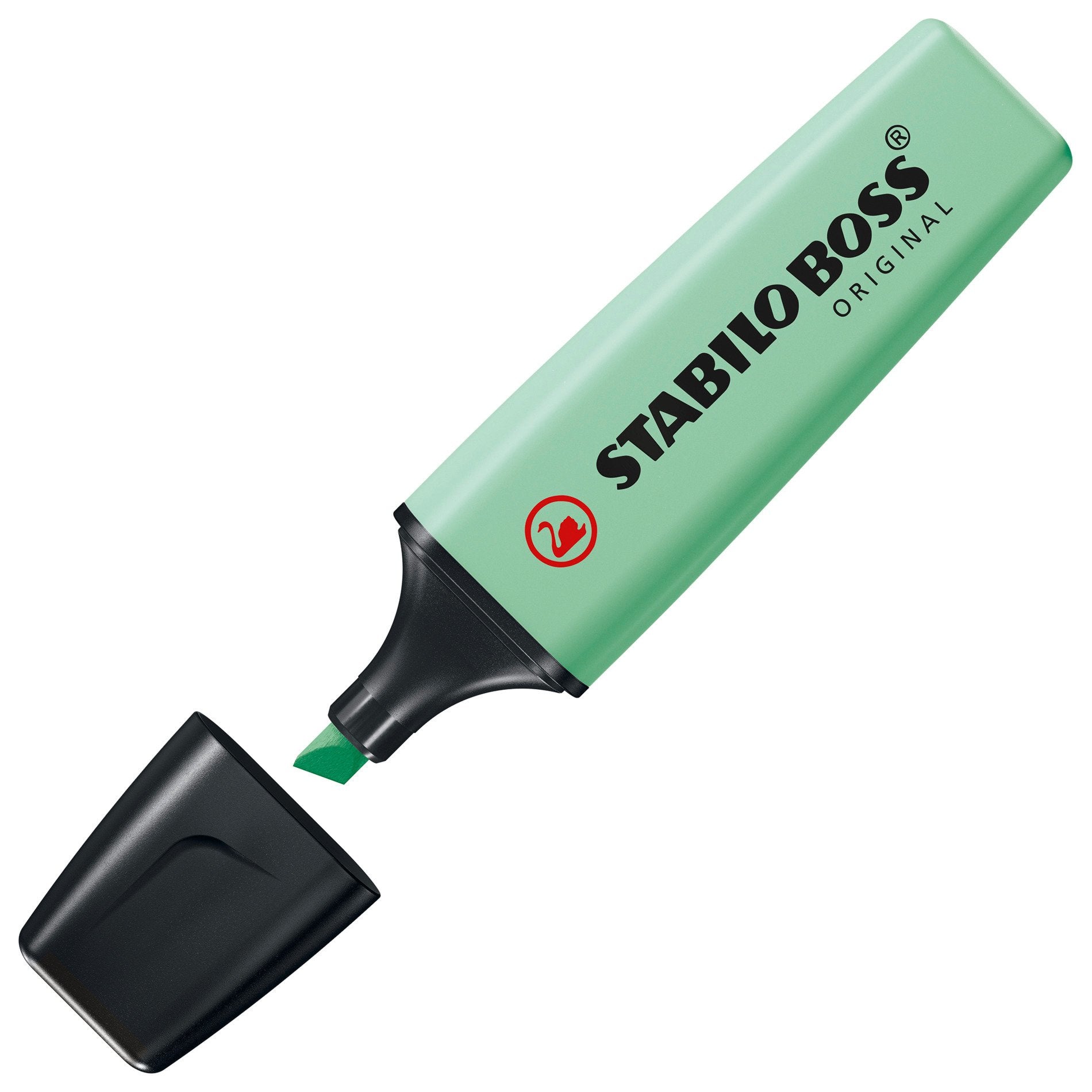 STABILO BOSS Original Textmarker Minze – Keilspitze, 2–5 mm