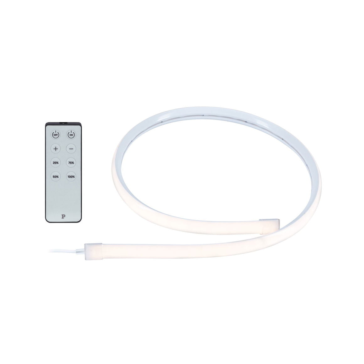 Paulmann LED-Strip SimpLED – 1 m, 660 lm, 4,5 W, 3000 K, dimmbar, weiss, inkl. Netzteil, Fernbedienung