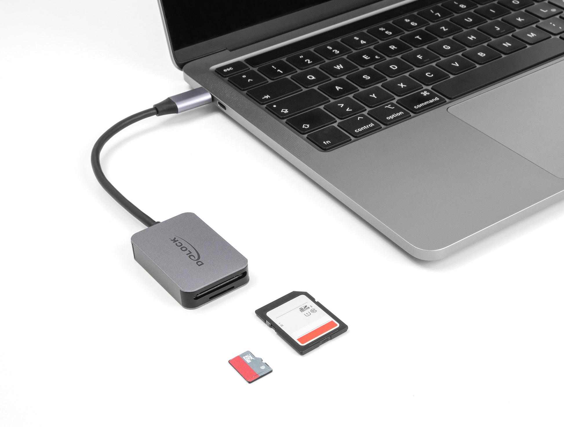 DeLOCK USB-C Kartenleser – für SD/MicroSD