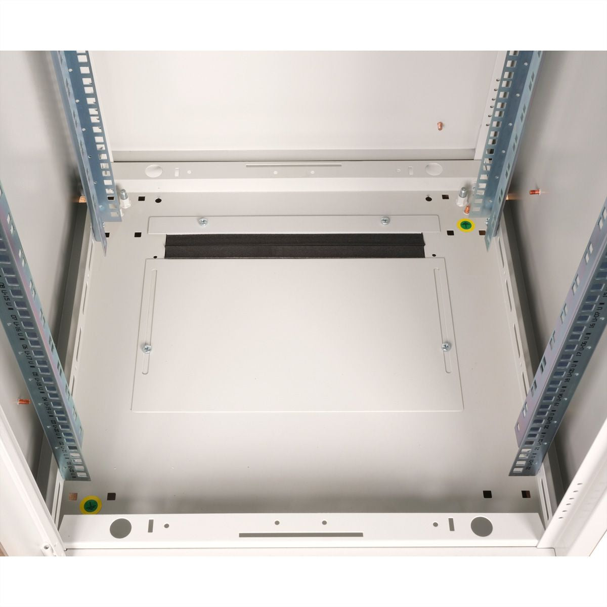 ROLINE Pro – 19" Netzwerkschrank 22U, IP20, abschliessbar, 600 × 600 × 1164 mm, lichtgrau, Stahl