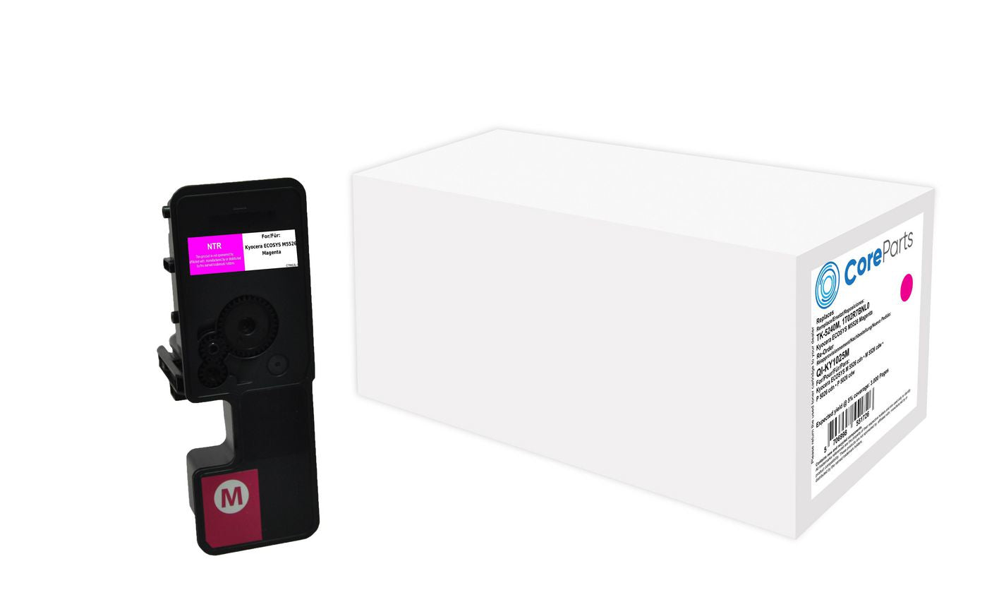 CoreParts TK-5240M (TK-5240M) Magenta Toner – kompatibel – 3'000 Seiten – für Kyocera ECOSYS M 5526/P 5026