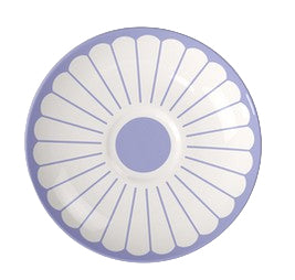 Villeroy & Boch Fleur bleu Untertasse – Porzellan, blau, 6 Stück