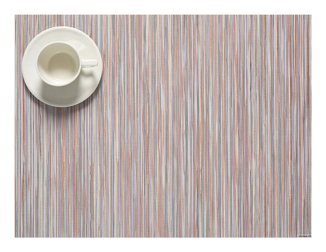 Chilewich Tischset – PVC, beige, 48 × 36 cm