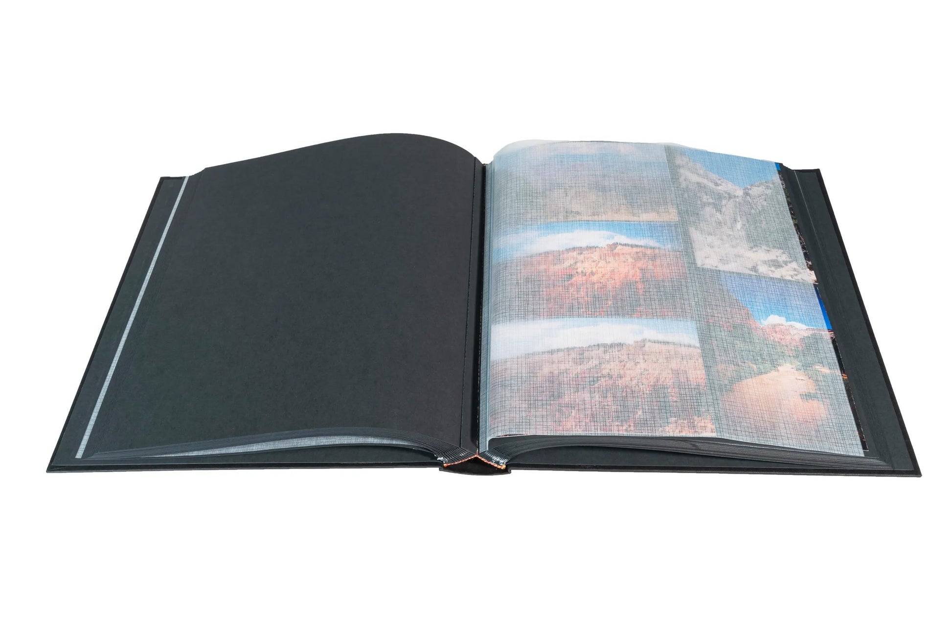 Exacompta Milano – Fotobuch, gebunden, 60 Seiten, schwarz, 29 × 32 cm, Karton, 250 g/m²
