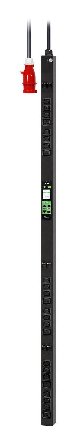 APC EPDU2232M PDU Messgerät 22 kW 230 V – C13×18, C19×6 – 3-Phasen, 0U senkrecht – schwarz