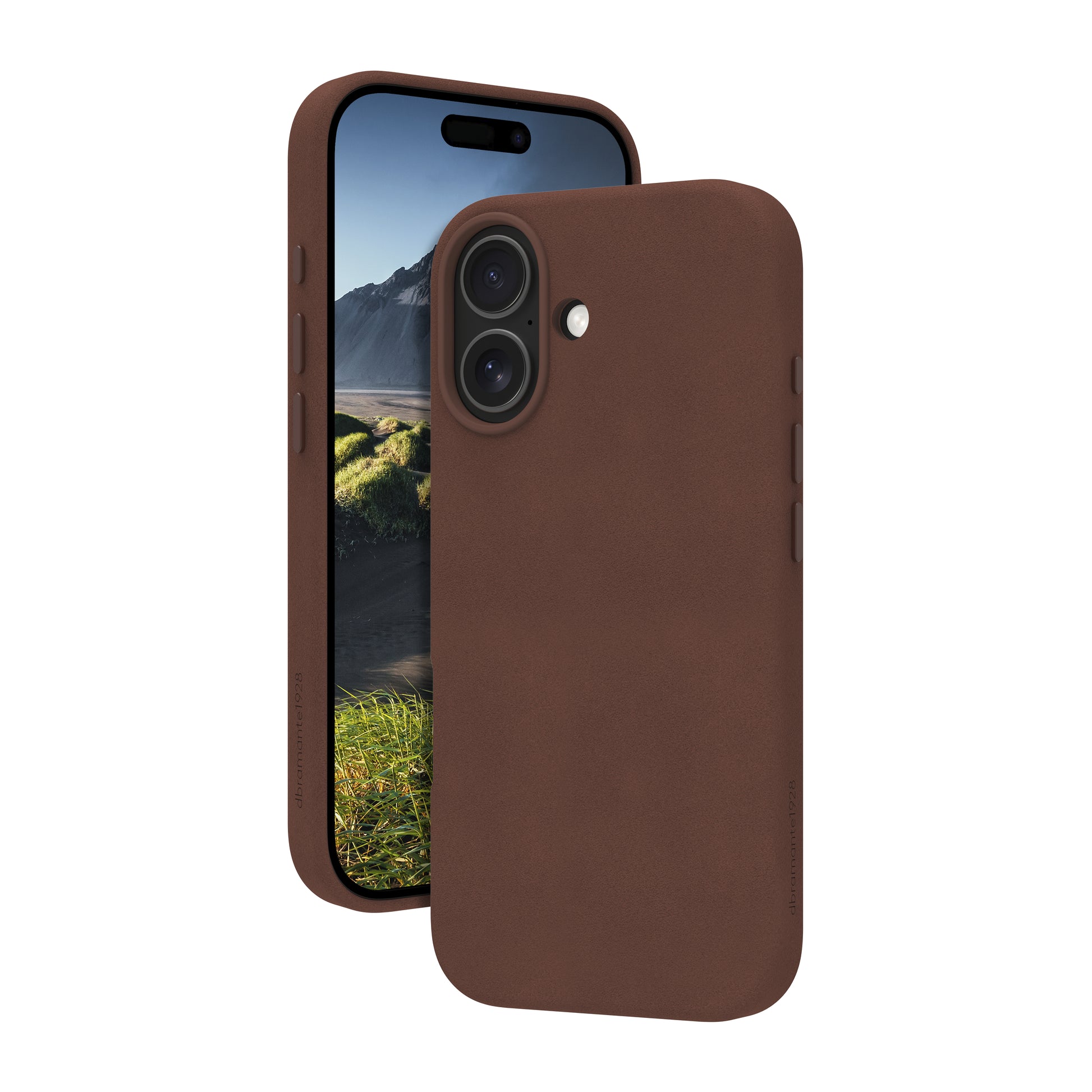 dbramante1928 Roskilde MS Backcover – für Apple iPhone 17, MagSafe, Leder, Beige, mit Zusatzfach