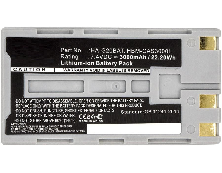 CoreParts Akku Li-Ion 7,4 V 3000 mAh, 22,2 Wh – für Casio DT-X30/DT-X30G/DT-X30GR-30C und andere