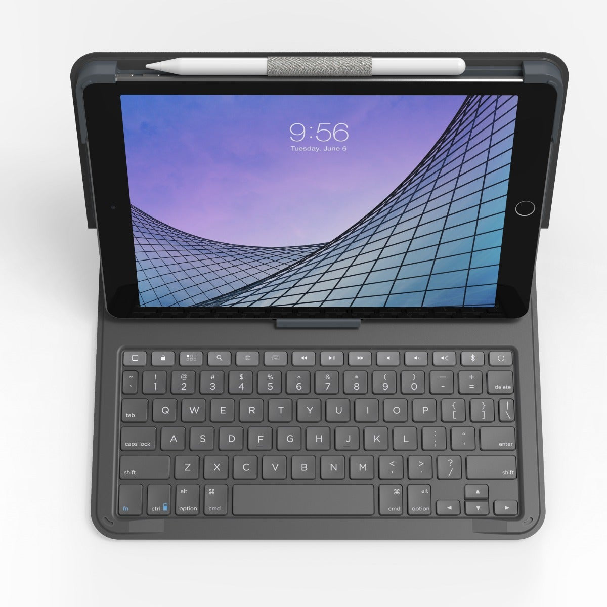 ZAGG Messenger Folio 2 – Tastatur, ES-Layout (ES), Dunkelgrau – für iPad 10,9" (10. Gen.)
