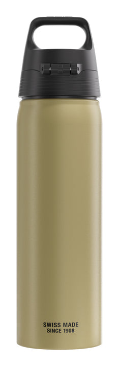 SIGG WBM One Trinkflasche 750 ml – Aluminium, Weithals, Schraubdeckel