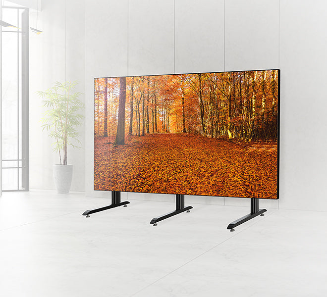 B-Tech Bodenständer – für 25 Displays, für Sony Crystal dvLED – Schwarz