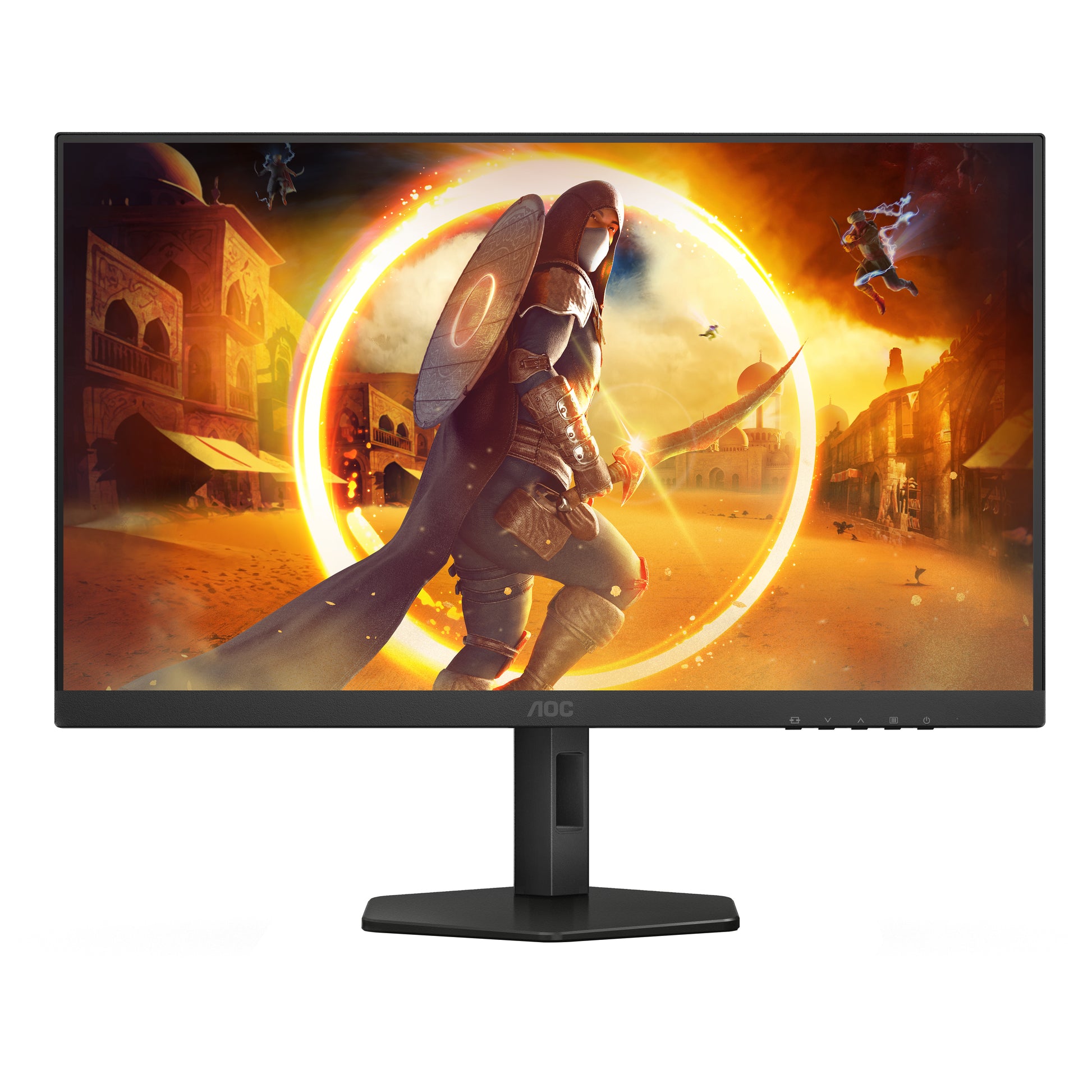 AOC Q27G4XF – Monitor, 27" WQHD (2560 × 1440), IPS, 180 Hz, 300 cd/m², Adaptive Sync, VESA 100 × 100, Schwarz