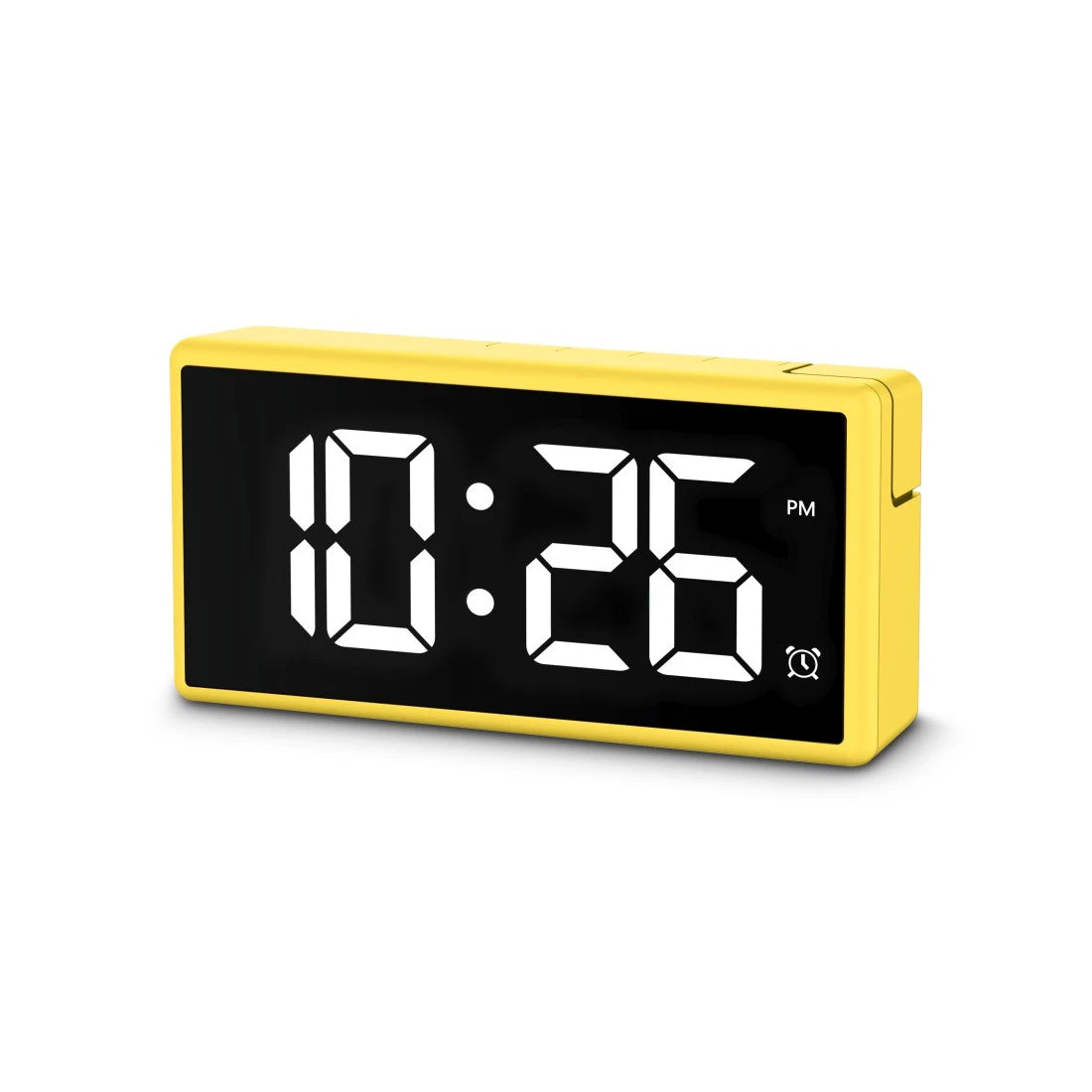 Hama Digitalwecker – Snooze, USB, 15 × 7,5 × 3,4 cm, Gelb