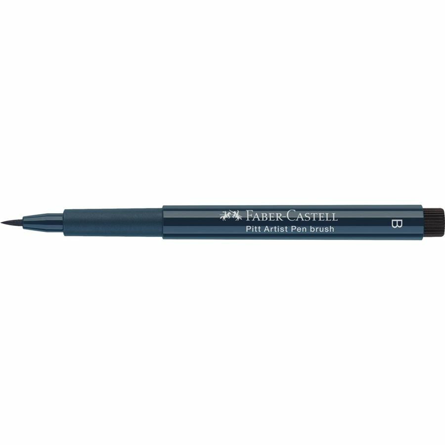 Faber-Castell Pitt Artist Pen Brush Pen – 2,5 mm, pigmentiert, wasserfest, permanent, indigo