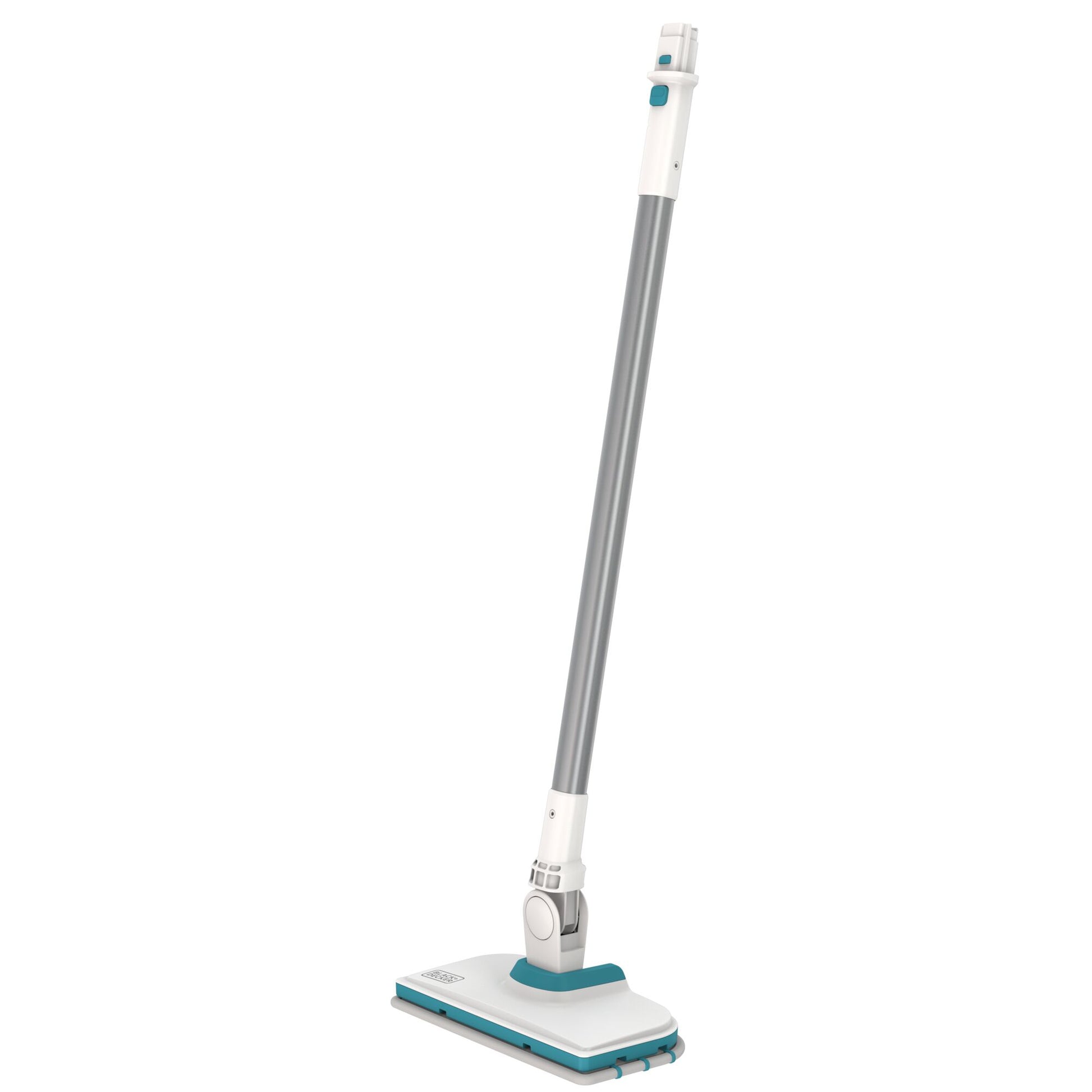 Black & Decker Dampfbesen – 500 ml, türkis, weiss, für Hartböden