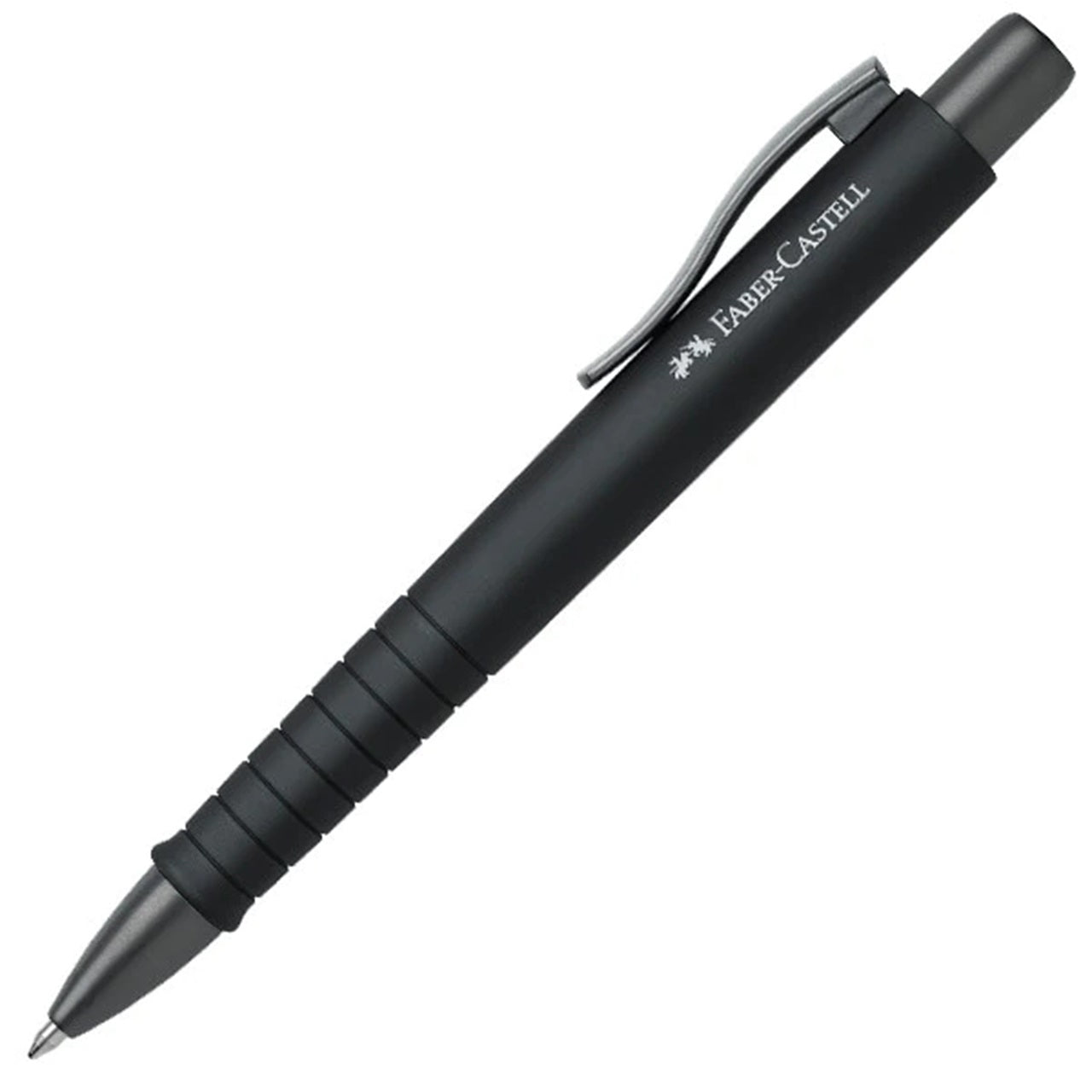 Faber-Castell Kugelschreiber – sortiert (stein grau, blau und schwarz), Kunststoff