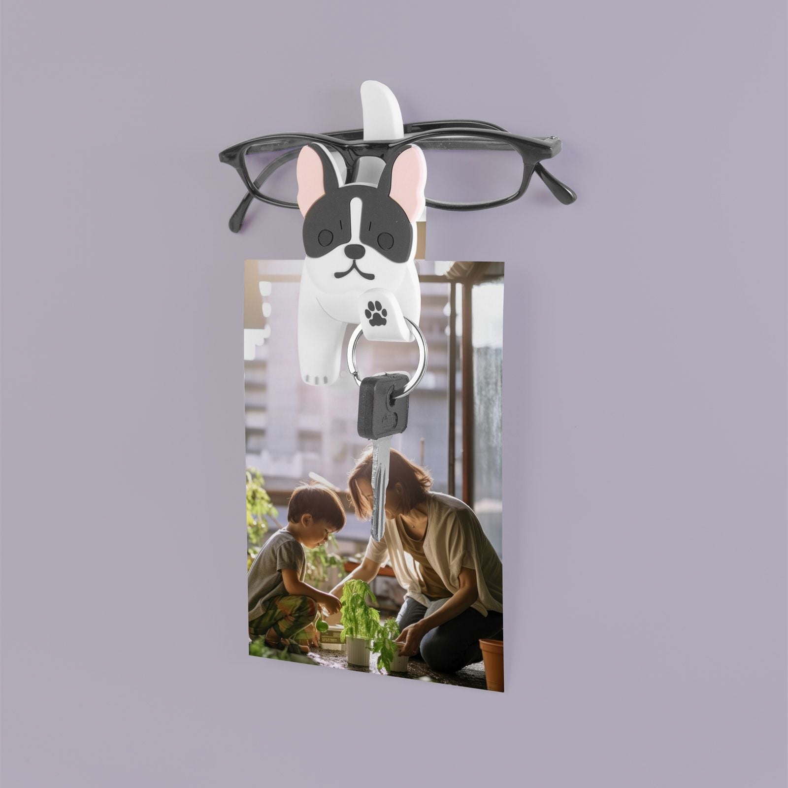 Trendform Magnethaken – für metallische Oberflächen, Magnetclip, 46 × 27 × 107 mm, 2 Stück, mehrfarbig