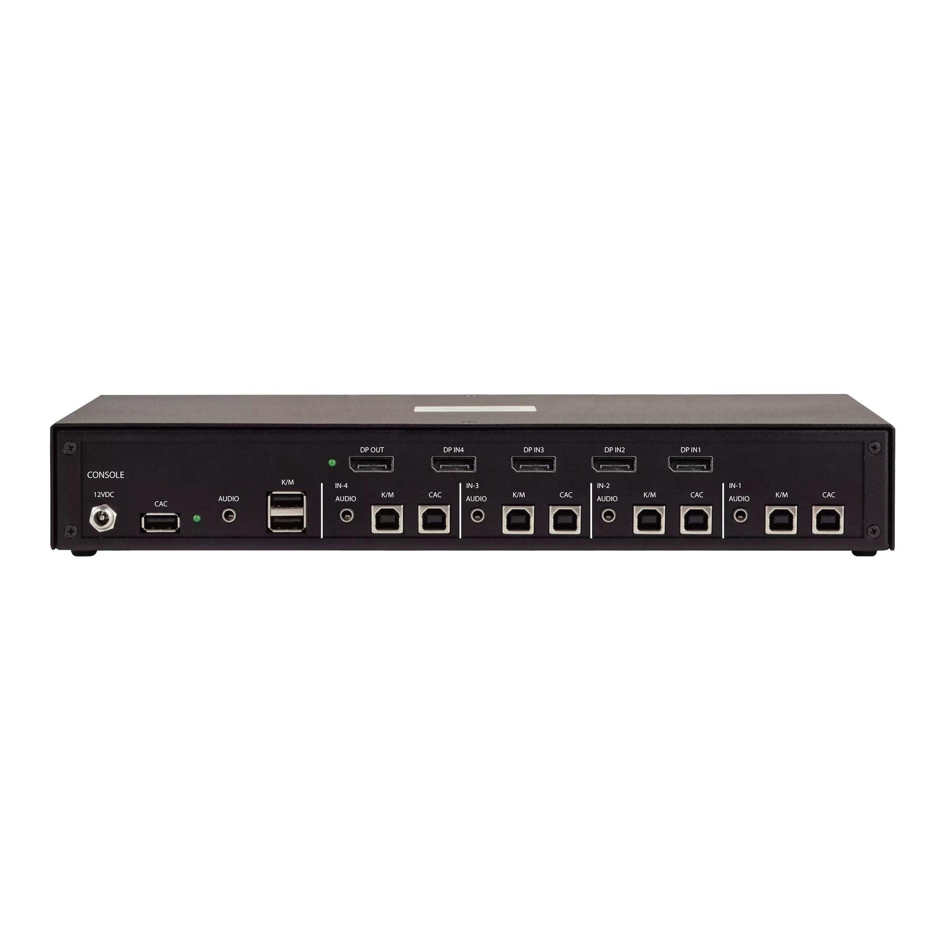 StarTech.com CK4-P104C – 4-Port DP Secure KVM-Switch – 4K/30 Hz, USB 2.0-Hub, Audio, Desktop, NIAP 4.0