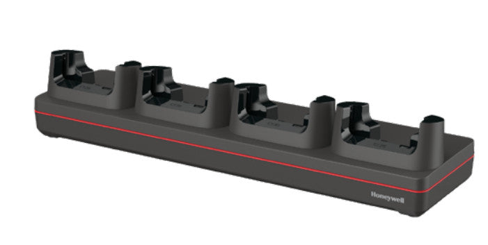 Honeywell ChrgBase Mehrfach-Ladestation – Slots ×4 – für CT37/CT30 XP – Schwarz/Rot