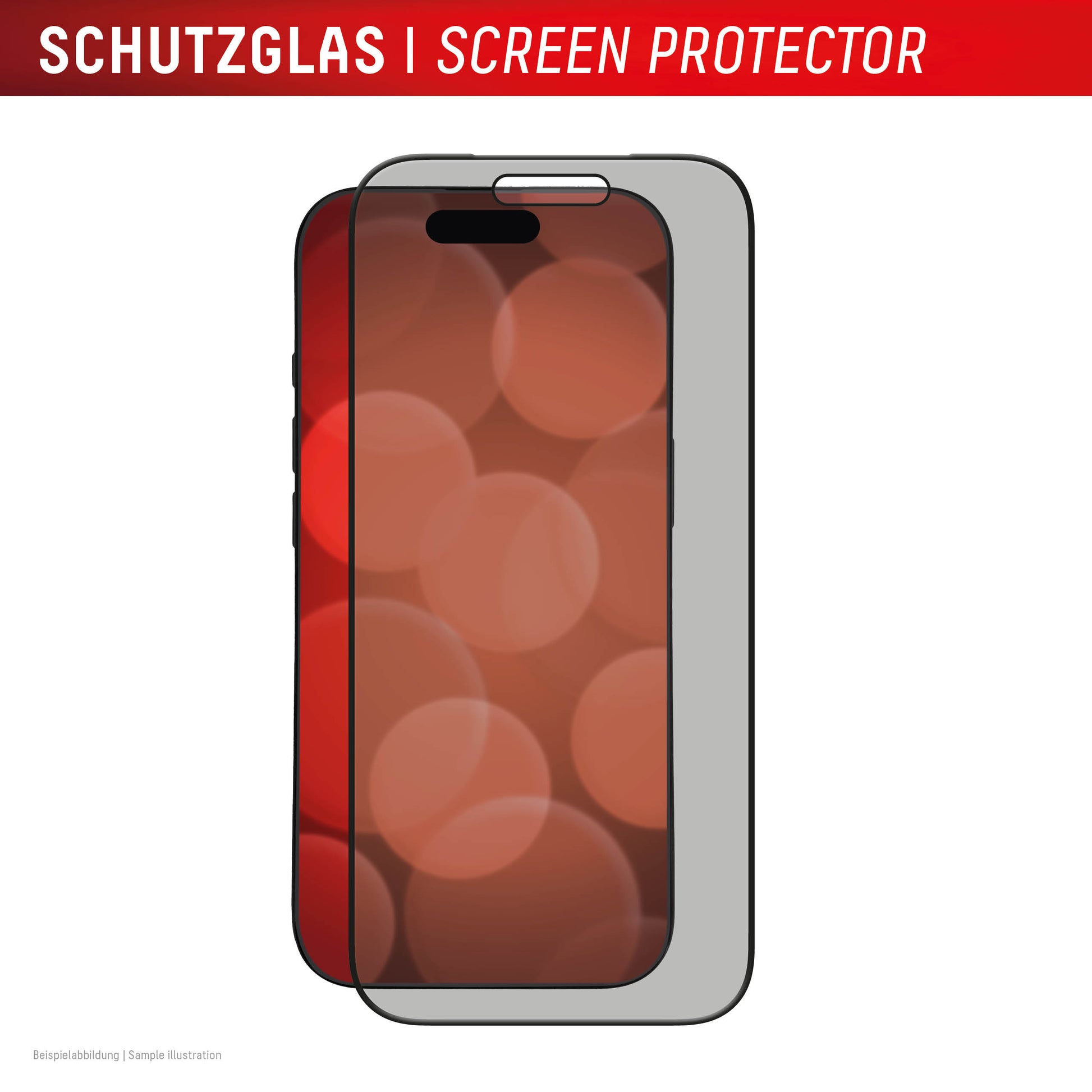 Displex Privacy-Filter (Panzerglas) – für iPhone 17 Pro – mit Applikator