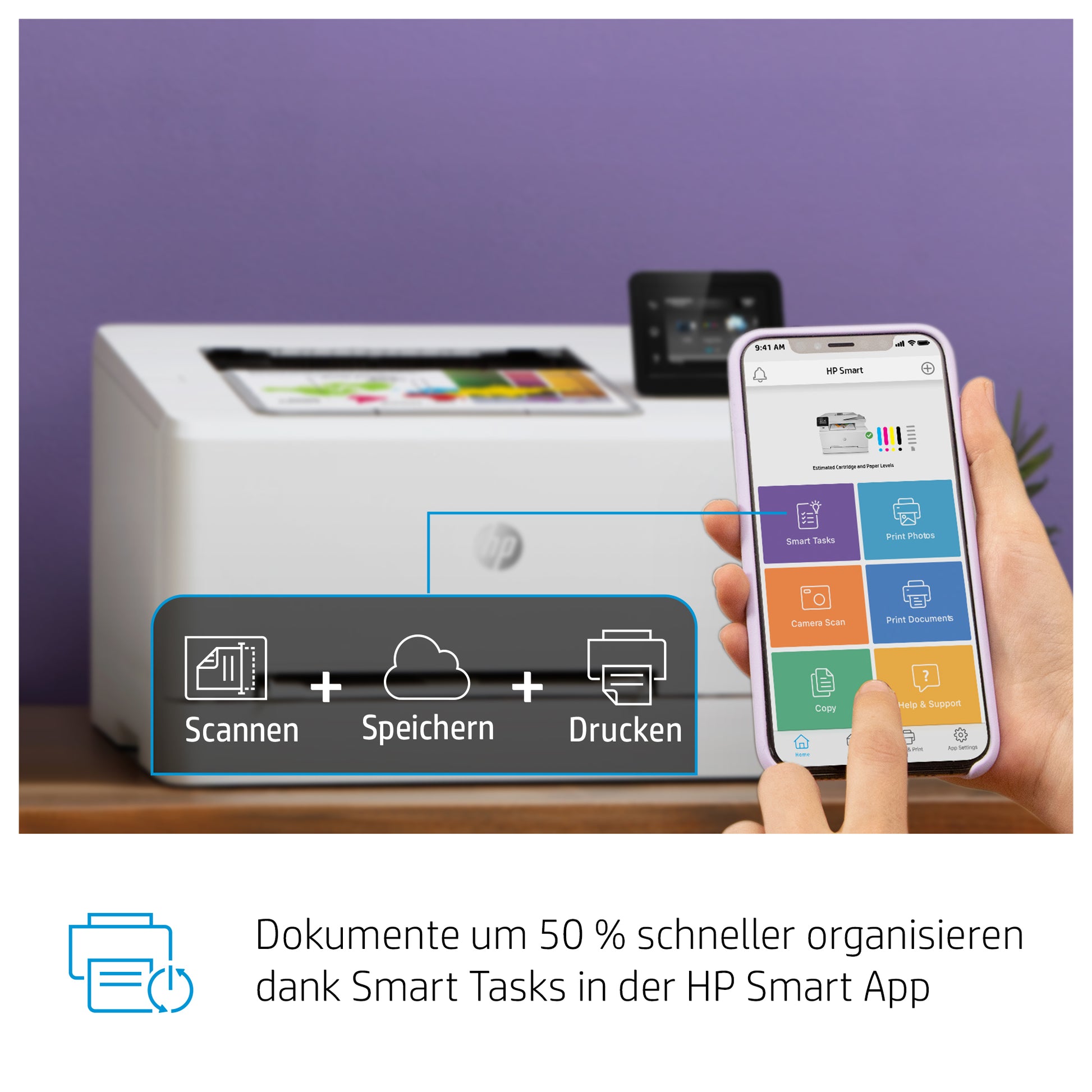 HP LaserJet Pro M255dw – A4, Farbe, Duplex, 21 S./Min., 600 × 600 dpi