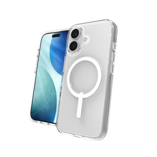 ZAGG Crystal Palace Snap Backcover – für Apple iPhone 17, MagSafe, Graphen, Transparent, bis 4 m Sturzsicher