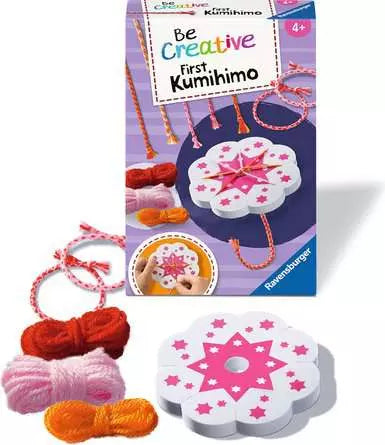 Ravensburger BeCreative – Allgemeines Bastelset – Kumihimo Freundschaftsbändchen – ab 4 Jahren
