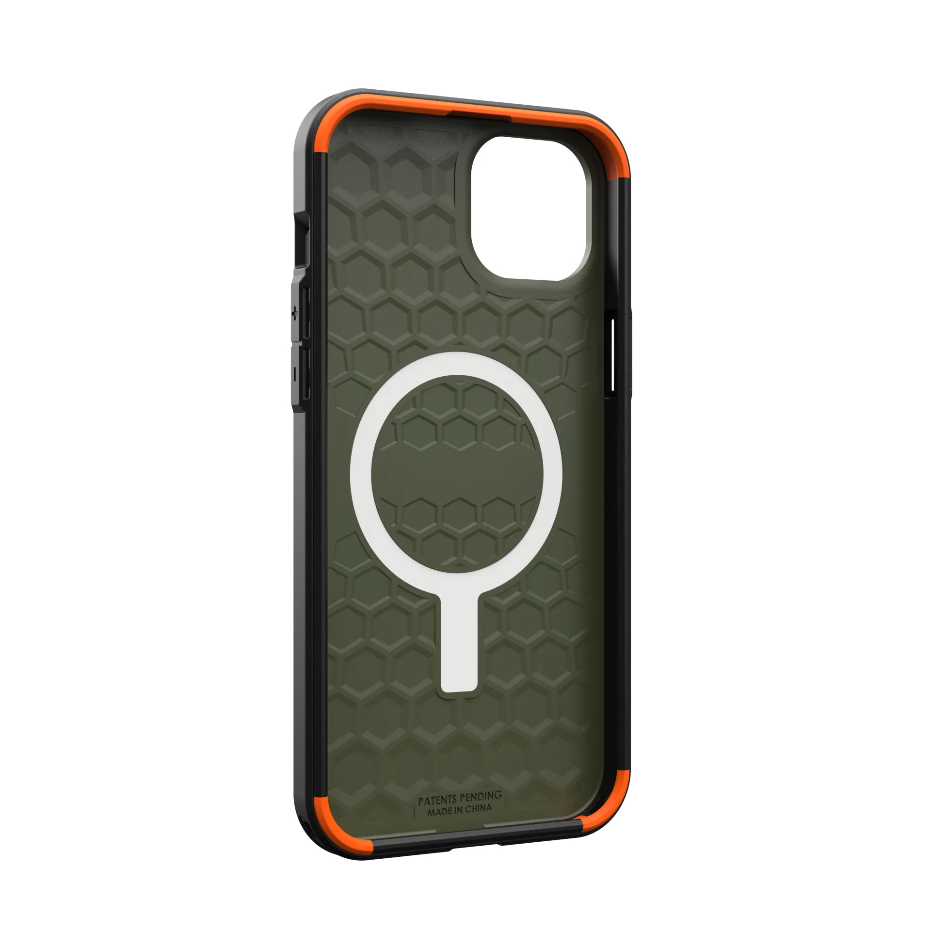 Urban Armor Gear UAG – Backcover Civilian – für Apple iPhone 15 Plus – Olivgrün – MagSafe-kompatibel