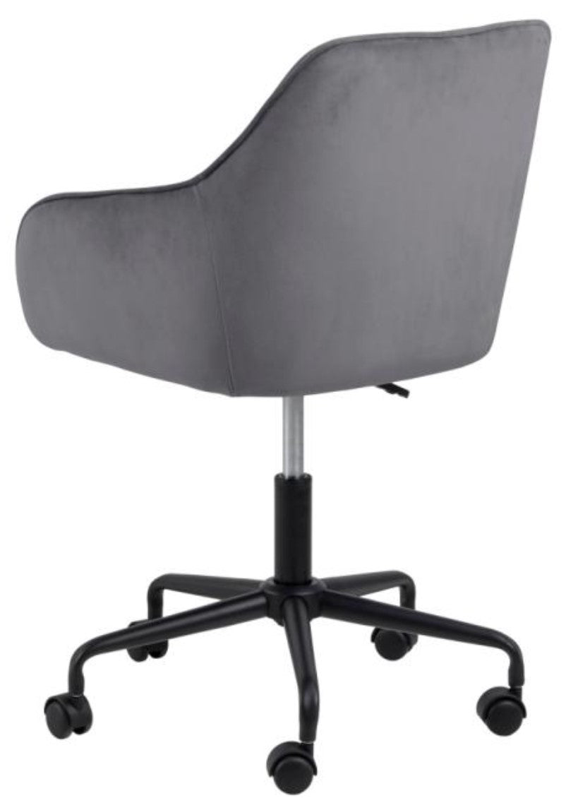 Actona AC Design Bürostuhl Brooke – dunkelgrau, Metallgestell
