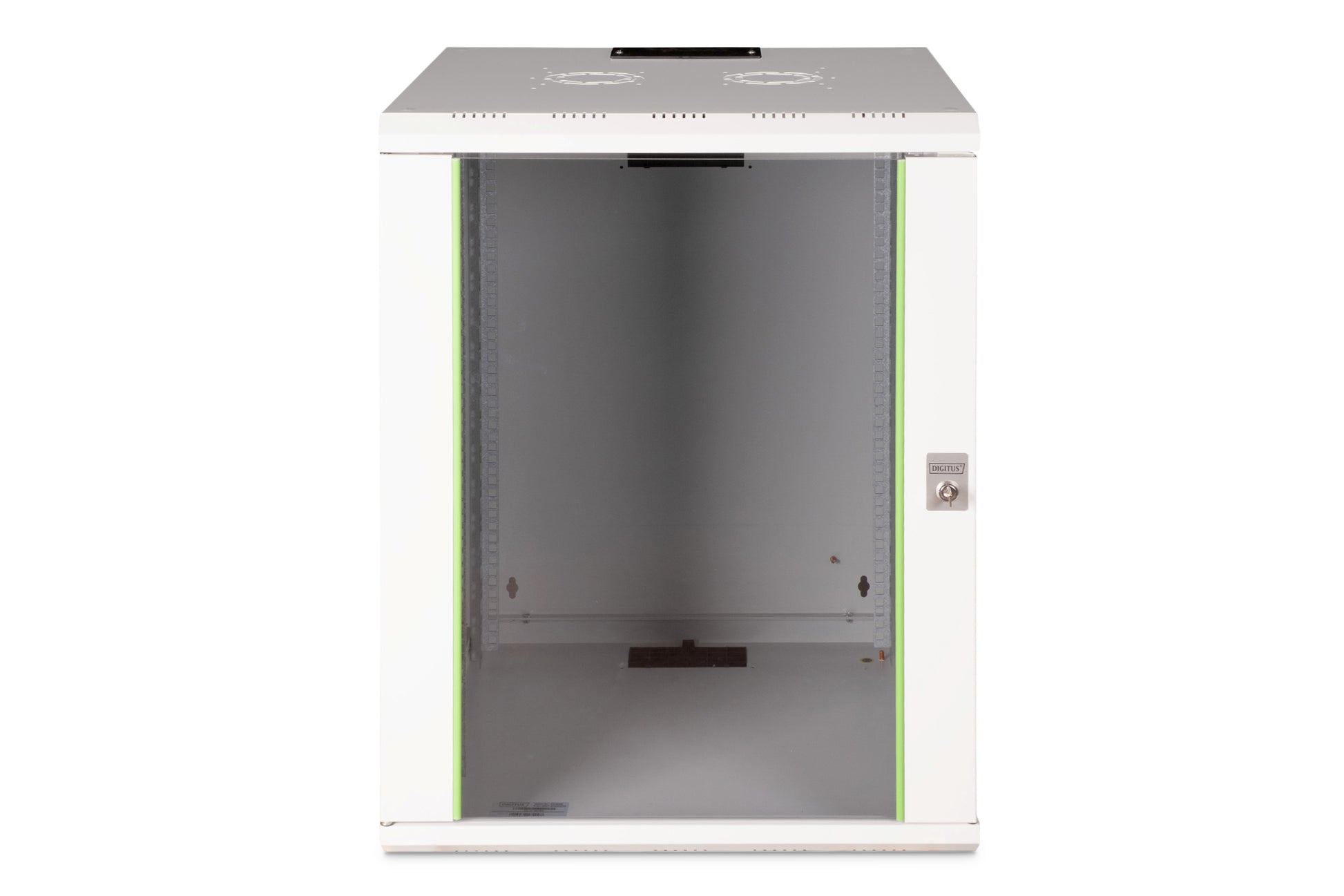 Digitus Unique – 19" Wandverteiler 16U, IP20, abschliessbar, 600 × 600 × 820 mm, lichtgrau, Stahl