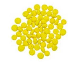 GLOREX Wachsfarbe – Neon Gelb, Pastillenform – 5 g – für Kerzenwachs, Kerzengel