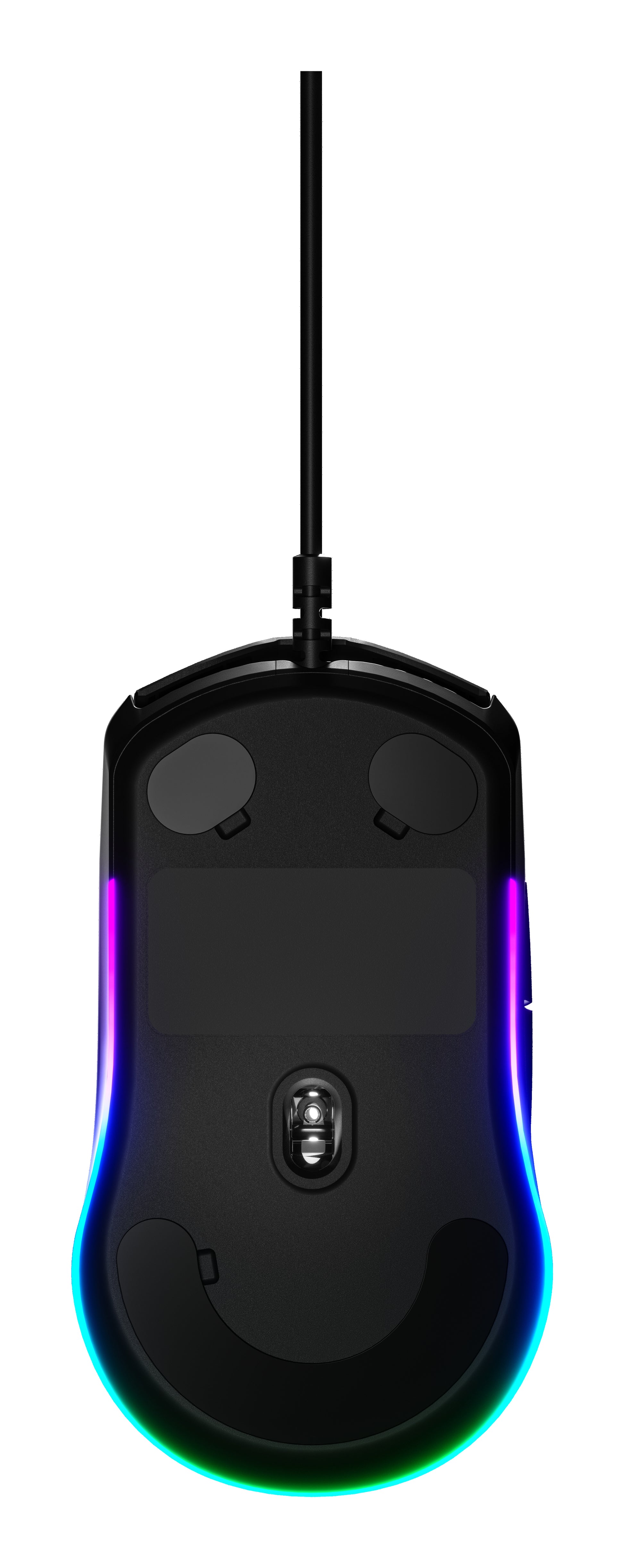 SteelSeries Rival 3 – Gaming-Maus – Kabelgebunden (USB‑A), 8500 DPI, RGB-Beleuchtung, rechts, Schwarz
